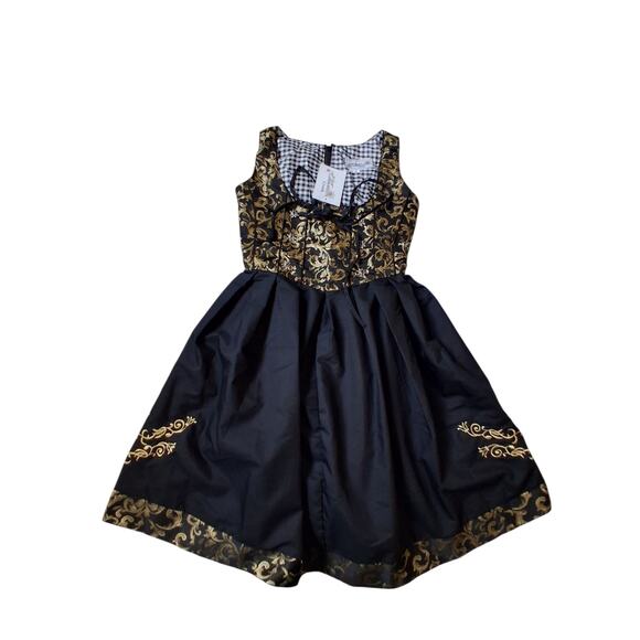 Edelweiss Creek Womens size Small Oktoberfest Dirndl Embriodered Milkmaid Dress - Picture 2 of 13